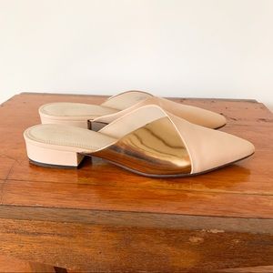 Cole Haan Cosette skimmer nude mini heel mule